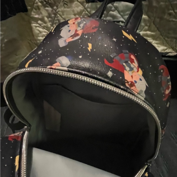 Loungefly Marvel Thor Chibi Mini Backpack Character Galaxy Bag Avengers - Picture 2 of 5